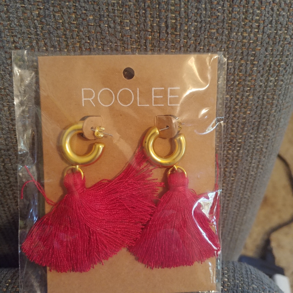 ROOLEE NWT Jenara Tassel Earrings